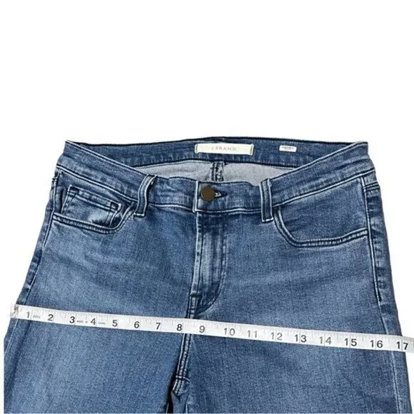 J Brand Blue Selena Cropped Flare Jeans Size 28 - Picture 5 of 12